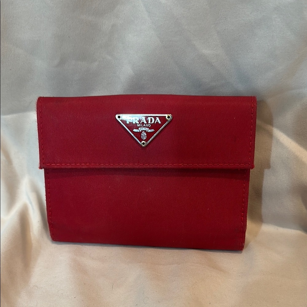 Prada Red Card Wallet